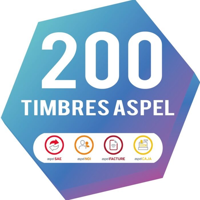 ASPEL SELLADO CFDI 200 TIMBRES (FACTE/200) - Imagen 1