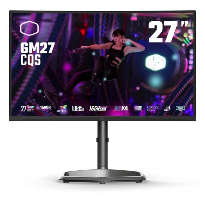 MONITOR CURVO COOLER MASTER GM27-CQS 27" WQHD 165HZ CMI-GM27-CQS-US - Imagen 1