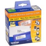 ROLLO DE ETIQUETAS BROTHER DK1201 PRE-CORTADA 29CM X 9CM 400 ETIQUE DK1201