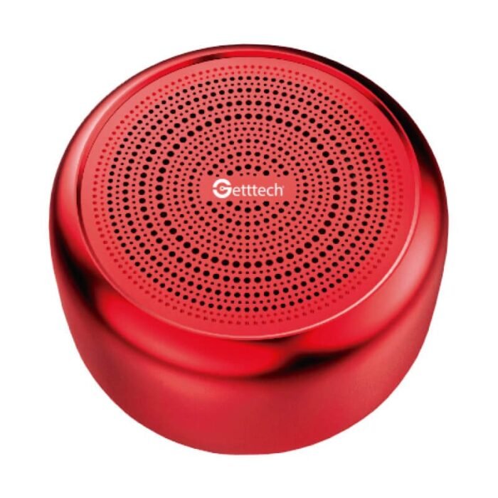 MINI BOCINA GETTTECH GAM-31501R MELODIC, BT 4.2, MICROSD, ROJO - Imagen 1