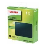DISCO DURO EXTERNO TOSHIBA 1TB USB 3.0 CANVIO BASICS NEGRO (HDTB510XK3AA)