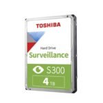 DISCO DURO INTERNO TOSHIBA S300 4TB 3.5" SATA 5400RPM CCTV 64CAM BULK (HDWT840UZSVA)