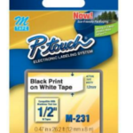 CINTA BROTHER M231 NEGRO-BLANCO 12MM X 8M PT85 100-110 M231