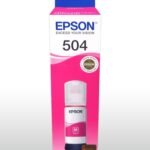BOTELLA DE TINTA EPSON ECOTANK T504 MAGENTA SERIE L 70ML DYE T504320-AL