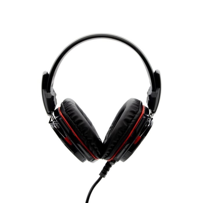 DIADEMA YEYIAN YH2000 TEMPEST LED, 3.5MM/PC/CONS/USB/ C/MIC NEG C/ROJO - Imagen 1