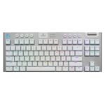 TECLADO LOGITECH G915 TKL LIGHTSPEED USB BT RGB WHITE (920-009660)