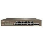 SWITCH TENDA IPCOM 24P 10/100/1000 POE AF/AT 370W L3 /G5328P-24-410W