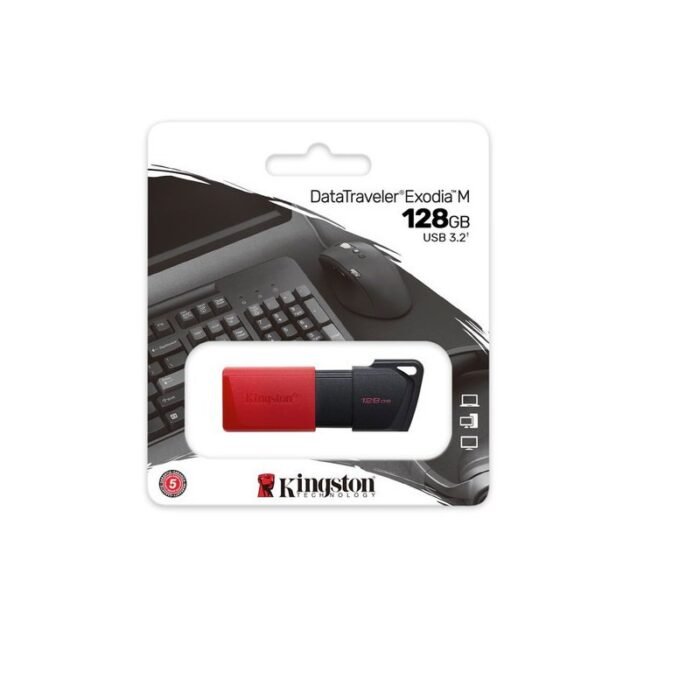 MEMORIA FLASH KINGSTON 128GB USB 3.2 GEN 1 EXODIA M(DTXM/128GB) - Imagen 1