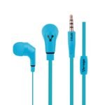 AUDIFONOS VORAGO MANOS LIBRES 3.5MM 1.20 MTS PLANO AZUL EP-103-BL
