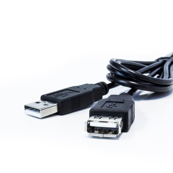 CABLE DE EXTENSION VORAGO MACHO-HEMBRA USB A 2.0 1.5 MTS NEGRO CAB-105 - Imagen 1