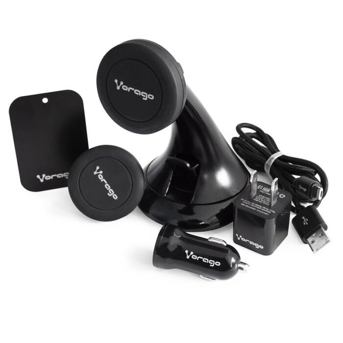 KIT MOVILIDAD VORAGO CARGADORES, CABLES, BASE ESCRITORIO Y AUTO MK-300 - Imagen 1
