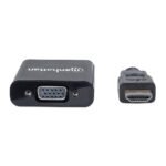 CONVERTIDOR MANHATTAN VIDEO HDMI A SVGA, NEGRO 151436