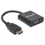 CONVERTIDOR MANHATTAN VIDEO HDMI A SVGA, NEGRO, BOLSA 151467