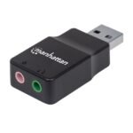 CONVERTIDOR MANHATTAN USB 2.0 A TARJETA SONIDO 2.1 152754