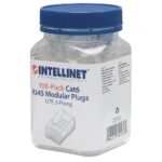 PLUG RJ45 CAT6 MULTIFILIAR UTP BOTE 100PZAS INTELLINET 502344