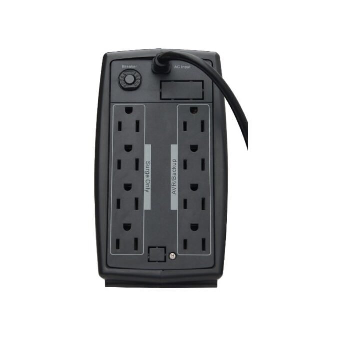 NO BREAK/UPS VICA 500VA/300W 8 TOMAS TIPO NEMA 5-15R (4/4) (STAMINA 500) - Imagen 1