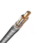 CABLE METALICO BLACKPCS EXCELENCE MICRO USB V8 PLATA 1M (CASMTE-3)