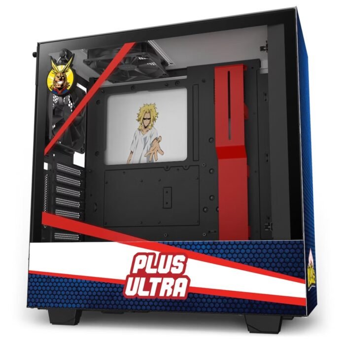 GABINETE NZXT H510i ALL MIGHT MT MINI ITX MICRO/ATX/ BLUE CA-H510I-MH-AM - Imagen 1