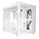 GABINETE GAME FACTOR MATX FISHTANK DOBLE CRISTAL USB 3.0 S/FTE BLANCO CSG570-WH