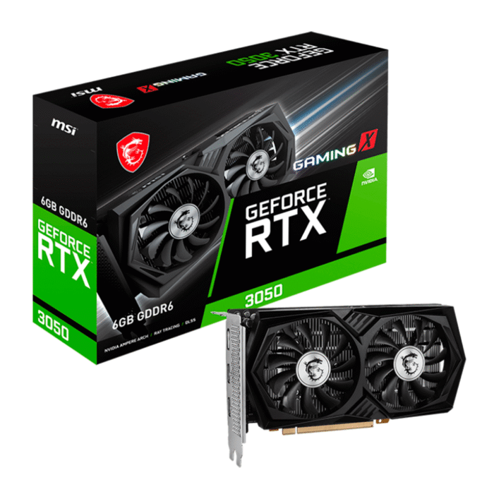 TARJETA DE VIDEO MSI GEFORCE RTX 3050 GAMING X 6G - Imagen 1