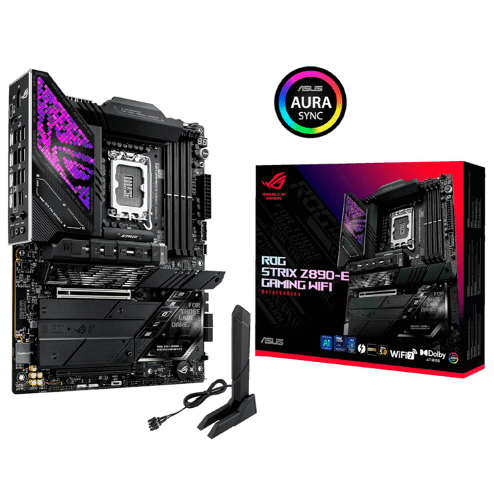 TARJETA MADRE ASUS ROG STRIX Z890-E GAMING WIFI LGA 1851 DDR5/HDMI/ATX - Imagen 1