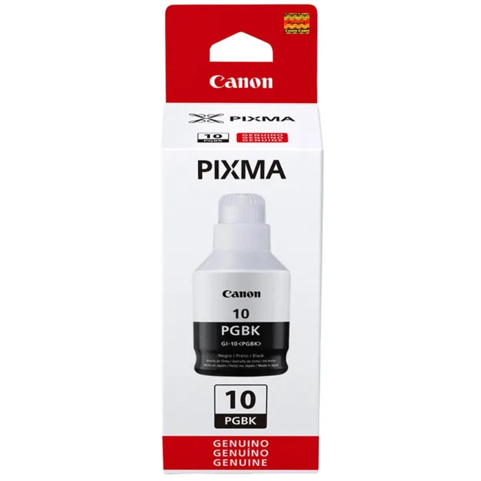 BOTELLA DE TINTA CANON GI-10 BK NEGRO 3382C001AA - Imagen 1