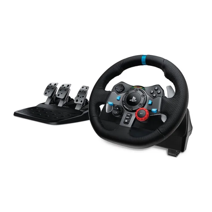 VOLANTE Y PEDALES LOGITECH G29 DRIVING FORCE P/PS5/PS4/PC (941-000111) - Imagen 1