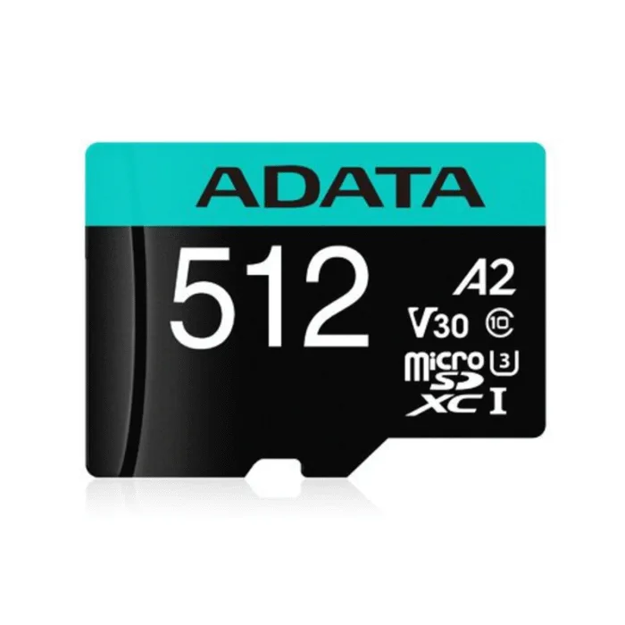 MEM MICROSDXC ADATA 512GB UHS-I U3 V30S A2 C/A AUSDX512GUI3V30SA2-RA1 - Imagen 1
