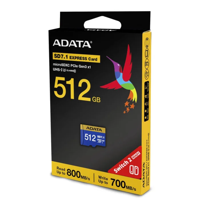 MEMORIA MICROSDXC ADATA PREMIER EXTREME 512GB SD7.1 (UD512GEX3L1-C) - Imagen 1