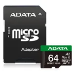 MEMORIA MICROSDXC ADATA 64GB U3 V30S SPEED PLUS (UD64GUI3V30A2SP-RA1)