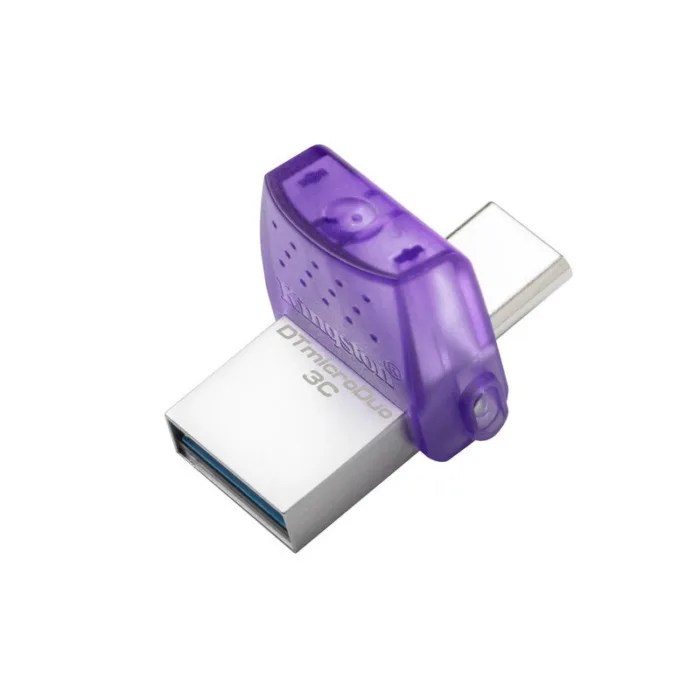 MEMORIA FLASH KINGSTON 128GB MICRODUO 3C USB TYPE A-C(DTDUO3CG3/128GB) - Imagen 1