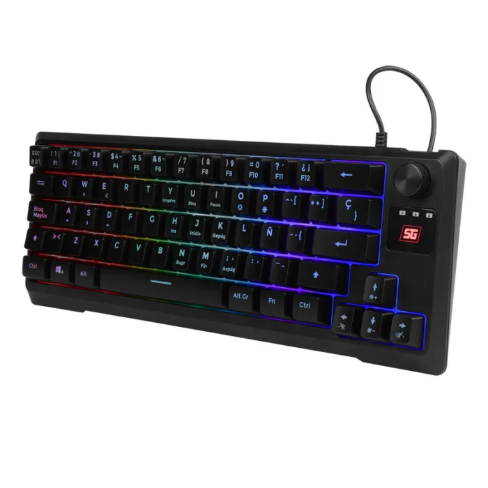 TECLADO VORAGO START THE GAME TKL FACTOR 65% RGB ANTIGHOSTING KB-506 - Imagen 1