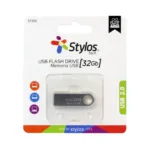 MEMORIA USB STYLOS 32 GB ST100 FLASH 2.0 PLATA STMUSB3B