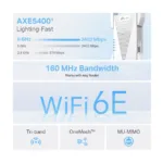 REPETIDOR WIFI 6E MESH TP-LINK AX5400 /RE815XE