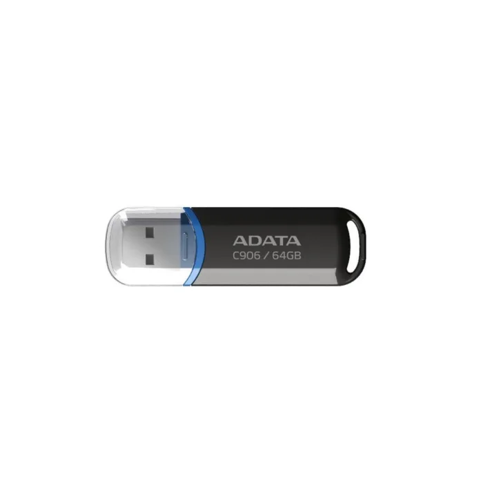 MEMORIA FLASH ADATA AC906 64GB USB 2.0 BLACK (AC906-64G-RBK) - Imagen 1