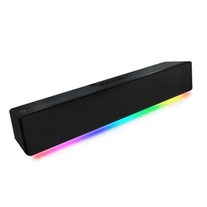 BOCINA USB GAMER GLIMM BG585 SOUNDBAR BT RGBCONTROL DIG 10WTS NEGRO BR-936958 - Imagen 1