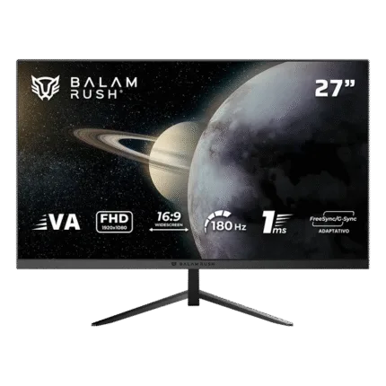 MONITOR GAMER PLANO 27" VA / TITAN MTG27Y FHD / 180HZ/ LEGEND NEGRO