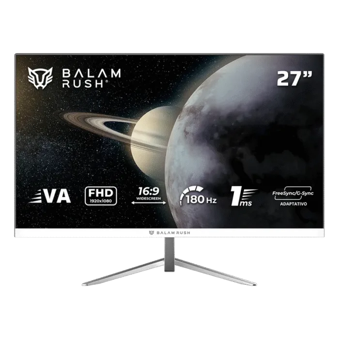 MONITOR GAMER PLANO 27" VA / TITAN MTG27Y FHD / 180HZ/ LEGEND BLANCO - Imagen 1