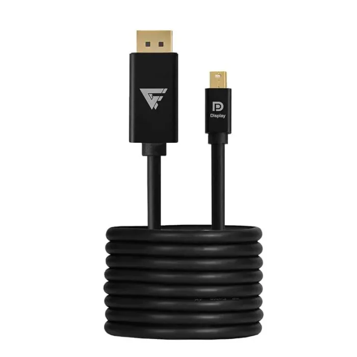 CABLE GAME FACTOR DISPLAY PORT 1.4 MACHO A MACHO 4K 2 MTS CH. ORO 24K (DTD400) - Imagen 1
