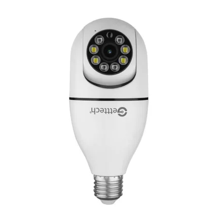 CAMARA WIFI GETTTECH TIPO BOMBILLA 2MP BLANCA GEC-WBUB2