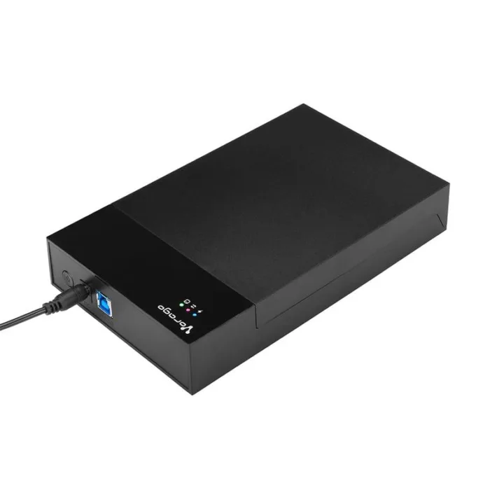 ENCLOSURE VORAGO NEGRO DD 2.5 Y 3.5 USB 3.0 SATA TOOL FREE HDD-303 - Imagen 1