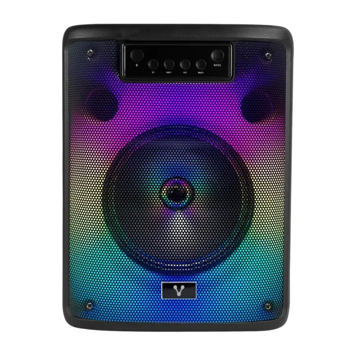 BAFLE VORAGO 8" BT 10 WATTS RMS/TWS 4 HRS CARGA USB TIPO C (KSP-303) - Imagen 1