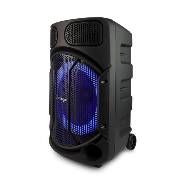 BAFLE VORAGO 15" BLUETOOTH TWS 80W FM RECARGABLE 1 MICROFONO KSP-502 - Imagen 1