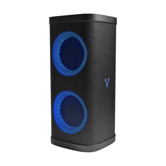 BAFLE VORAGO 2x6.5"+2x2.5" 40 W RMS BT TWEEETER 3600 mAh CIRCLE LED TWS (KSP-580) - Imagen 1