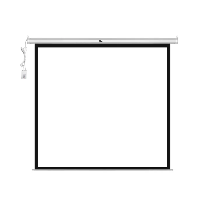 PANTALLA PROYECCION ELECTRICA QIAN 100"/MONT PARED Y TECHO/BLANCA MATE (QXS-1E100) - Imagen 1