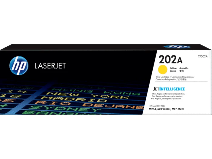 TONER HP LASERJET 202A AMARILLO CF502A - Imagen 1