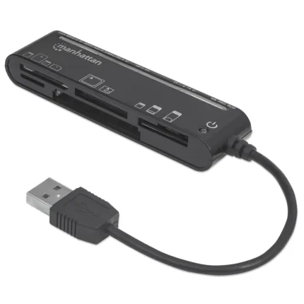 LECTOR TARJETAS MANHATTAN USB 2.0, 79 EN 1 101998