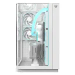 GABINETE BALAM RUSH GAMER TANKCURVE7800 MEDIATORRE "SIN FUENTE" BLANCO