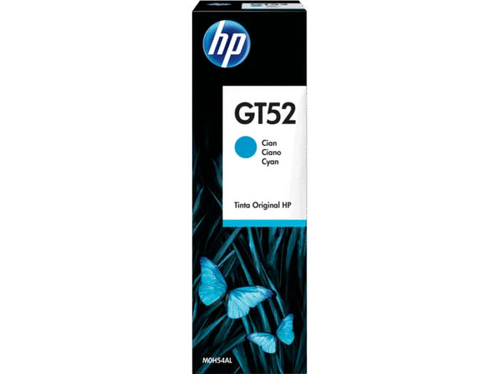 BOTELLA DE TINTA HP GT52 CIAN M0H54AL - Imagen 1