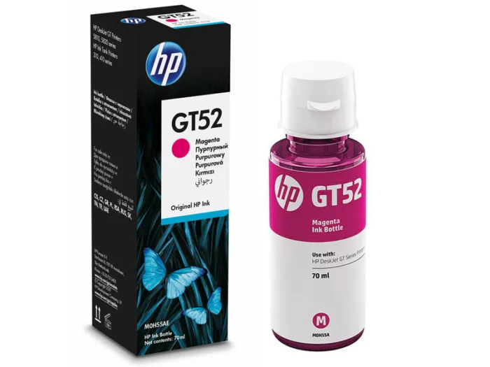 BOTELLA DE TINTA HP GT52 MAGENTA M0H55AL - Imagen 1